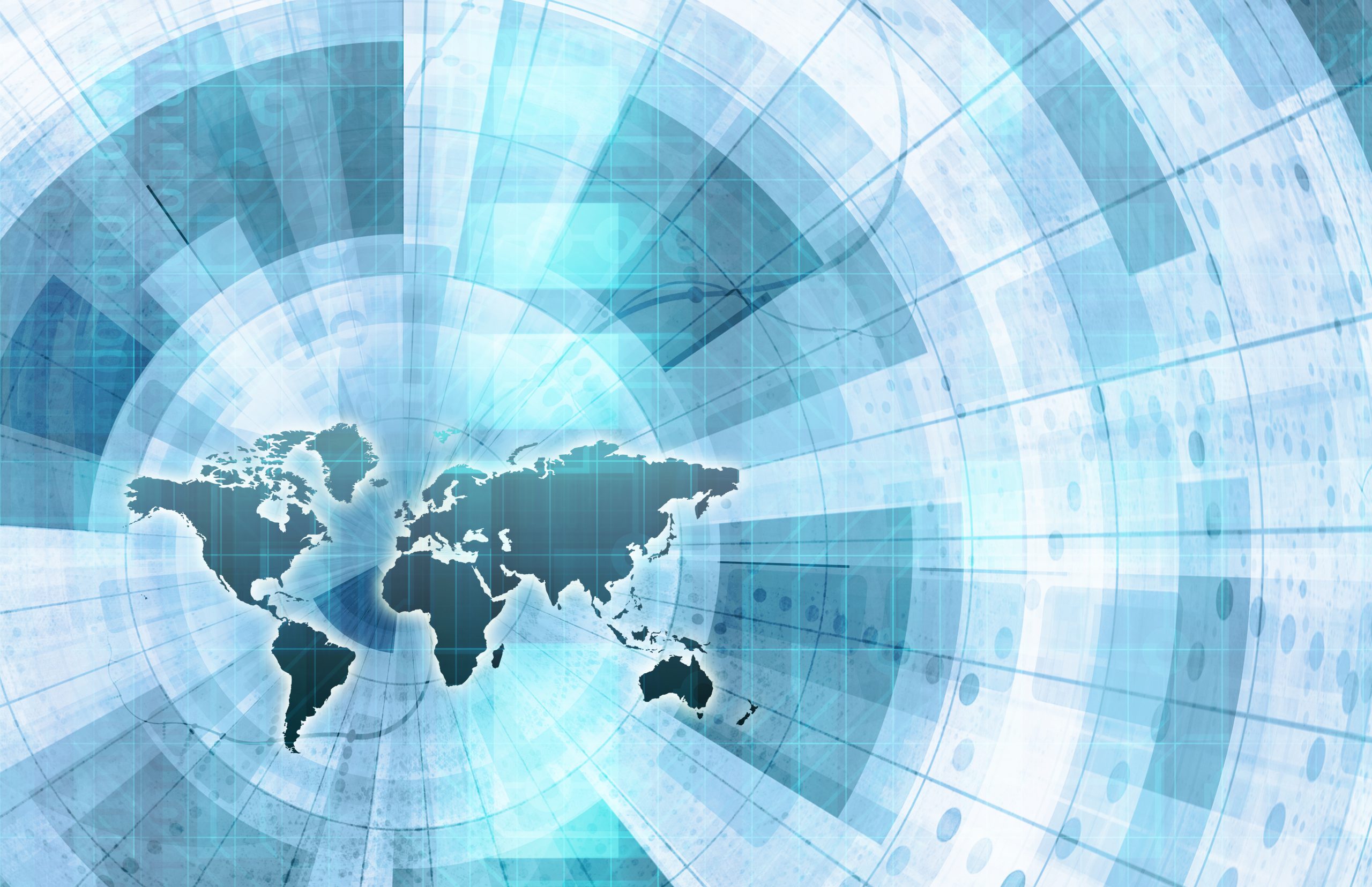 Global Integration Network with World Map as Art